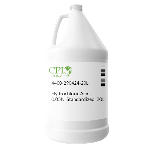 Hydrochloric Acid, 0.05N, Standardized | CPI International